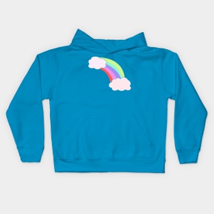 Rainbow Clouds Kids Hoodie